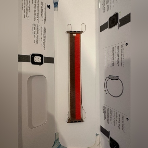 Apple Sport watch band 41mm Pink Pomelo/Tan NWT - Picture 11 of 11